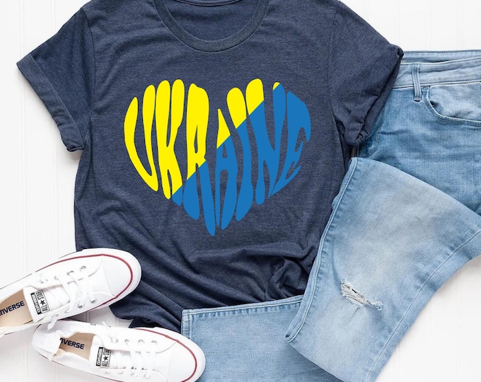 Ukraine Flag Shirt, Ukraine Heart Shirt, Stop war Shirt, Peace Shirt, Stand with Ukraine, Make Love Not War, Protest Shirt, Freedom Ukraine,