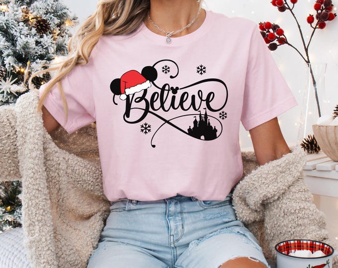 Christmas Believe Shirt, Christmas Shirt, Family Christmas Shirt, Family Trip Shirt, Christmas Party Shirt
