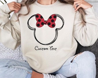 Camisetas Disney familiares a juego, camisetas personalizadas de viajes Disney, camisetas familiares con orejas de Mickey y Minnie Mouse, camisetas Disney con nombres personalizados, regalos