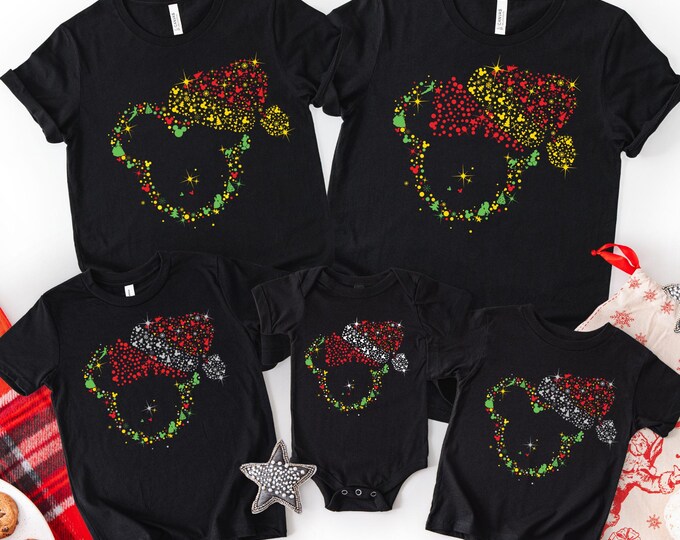 Christmas Family Shirts, Custom Name Disney Christmas Shirt, Personalized Disney Christmas Trip 2025 Shirt, Disney Christmas Vacation Tee