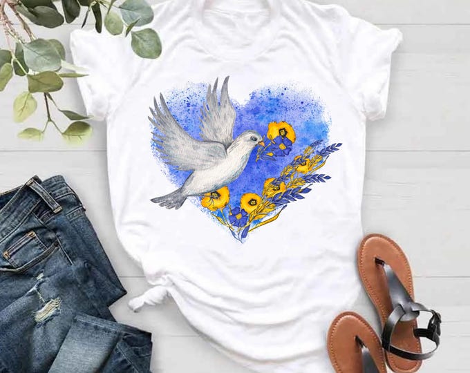 Ukraine Flag Shirt, Ukraine Heart Shirt, Stop war Shirt, Peace Shirt, Stand with Ukraine, Make Love Not War, Protest Shirt, Freedom Ukraine,