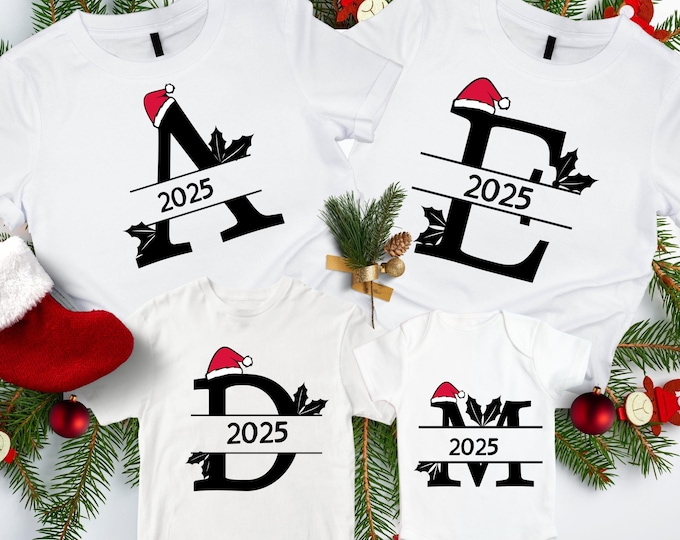 Custom Christmas Family Name 2025 Shirt, Christmas 2025 Shirt, Christmas Family Pajamas, Christmas Shirts, Personalized Christmas Shirt