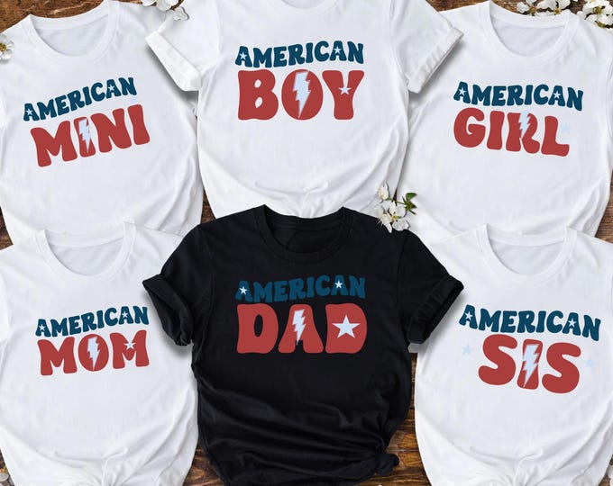 4th Of July Family Matching Party Shirt, American Family Shirt, 4th Of July Crew Shirt, Patriotic Family Shirt, Fourth Of July Shirt