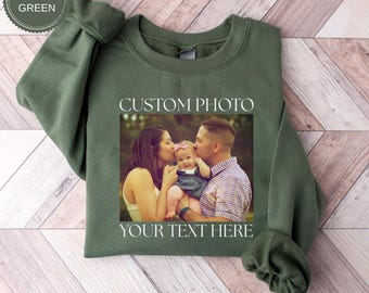Custom Photo Shirt, Personalized Shirt, Custom Picture Tshirt, Custom Graphic Tee, Your Photo Shirt, Family Picture Tee, Logo Image Shirts