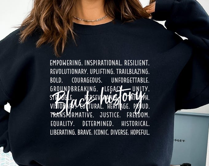 Black History Month Shirt, Celebrate School Black History Sweater, Black Leaders Shirt, Black Historical Icons Tee, Melanin Empowerment Tee