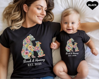 Mama Bear Sweatshirt, Custom Mothers Day Shirt with Names, Custom Mama Bear Sweatshirt, New Mom Gift,Sweatshirt gift for Mum,Christmas Gifts