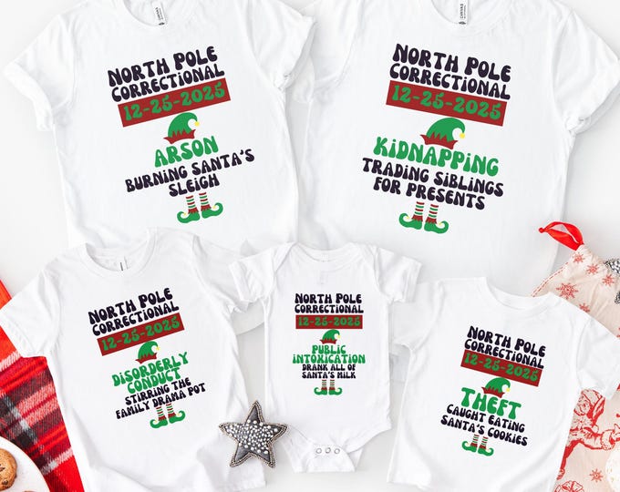 Custom The Elf Shirt, Custom Elf Shirt, Christmas Family Matching, Funny Christmas Shirt, Christmas Elf Shirts,Christmas Family Matching Tee