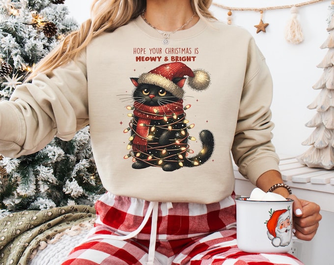 Funny Cat Christmas Shirt, Cat Christmas Shirt,Christmas Sweatshirt,Xmas Shirt, Christmas 2025,Christmas 2025 Shirt,Family Christmas Shirt