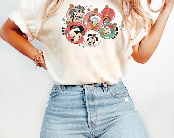 Disney Christmas Tee, Mickey’s Very Merry Christmas Party Shirt, Mickey & Friends Christmas Sweatshirt, Disneyland Xmas Family Holiday Shirt