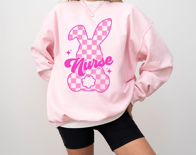 Nurse Easter Shirt, Easter Bunny Nurse Tshirt, Easter Nurse Tee, Nurse Easter Gift, Registered Nurse Shirt, RN Shirt, Spring shirt,nurse tee