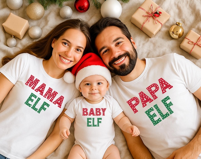 Christmas First Birthday T-Shirts For Family Santa 1st Birthday Party Outfit Mama Papa Shirts Custom Tee Matching Couple Gift,Christmas gift
