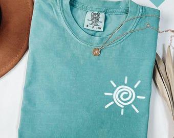 Sommer-Shirt, Strand-Shirts, süße Hemden, T-Shirt Frauen, Urlaubs-T-Shirt, süße Sommerkleidung, Urlaubshemden, Damen-T-Shirts, Komfortfarben-Hemd