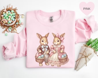 Frohe Ostern Shirt, fröhliche Osterhasen Shirt, Hasen Shirt, Osterhasen Shirt, süßes Ostern Shirt, Leoparden Hasen Shirt, Ostern Passendes T-Shirt