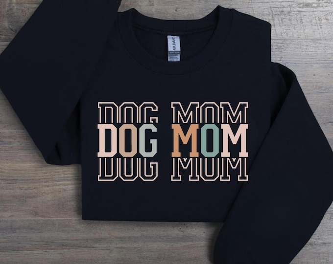 Dog Mama Sweatshirt, Dog Mom Gift, Dog Mama Sweatshirt, Dog Mom Sweatshirt for Women,Dog Mama Sweater,Dog Parent Sweatshirt,Christmas Gifts