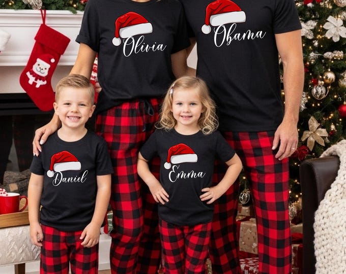 Matching Family Christmas Shirts, Family Christmas Shirt, Matching Xmas Tees, Custom Name Christmas Tee, Matching Noel Family Gift, Xmas Tee