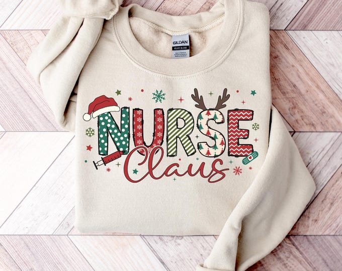 Nurse Christmas Shirt, Christmas Nurse Shirt, Merry Nurse, Christmas Nursing Shirt, Holiday Nurse Shirt Pediatric Nurse Gift