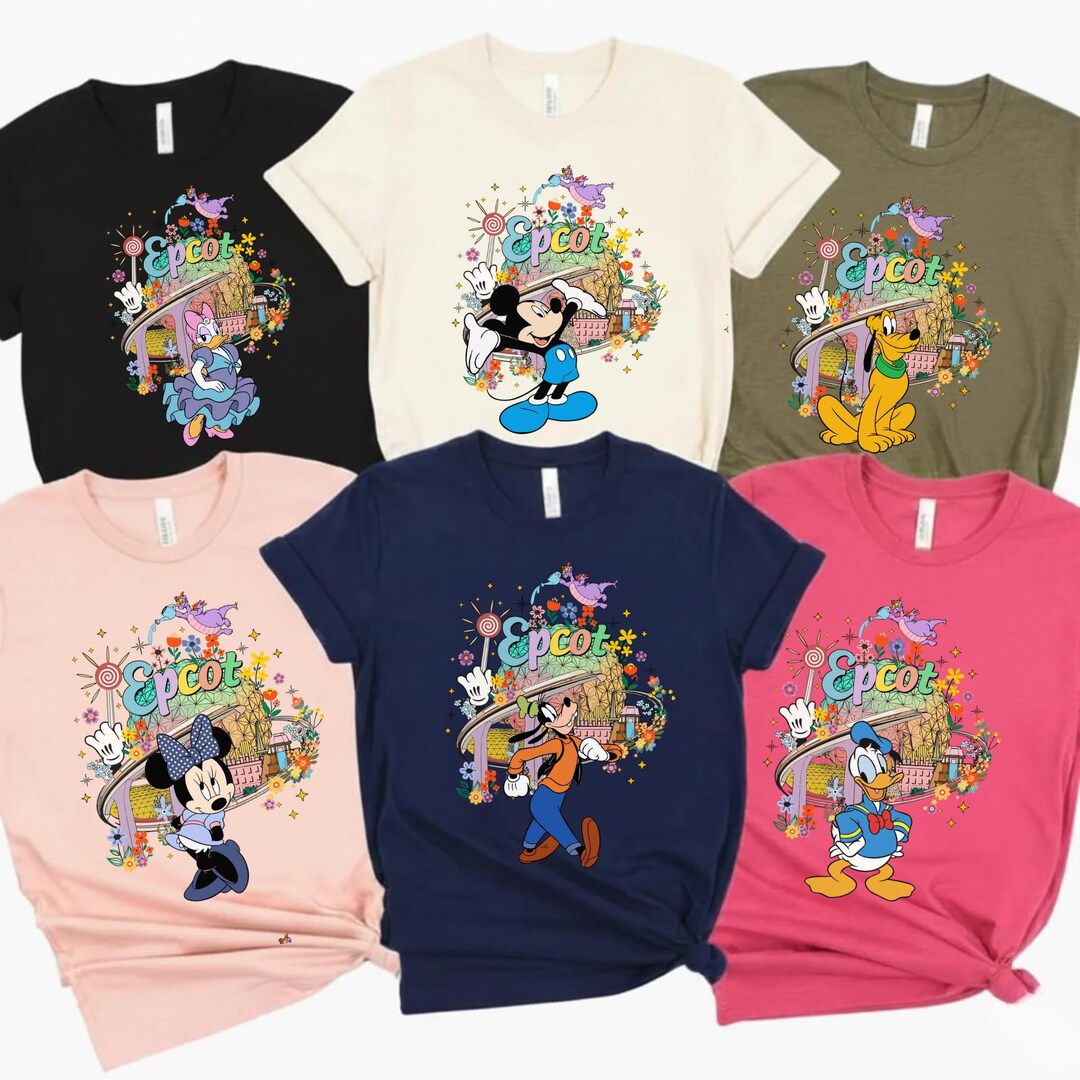 Custom Disney Epcot 2026 Shirt, Disney Epcot Matching Shirt, Disney ...