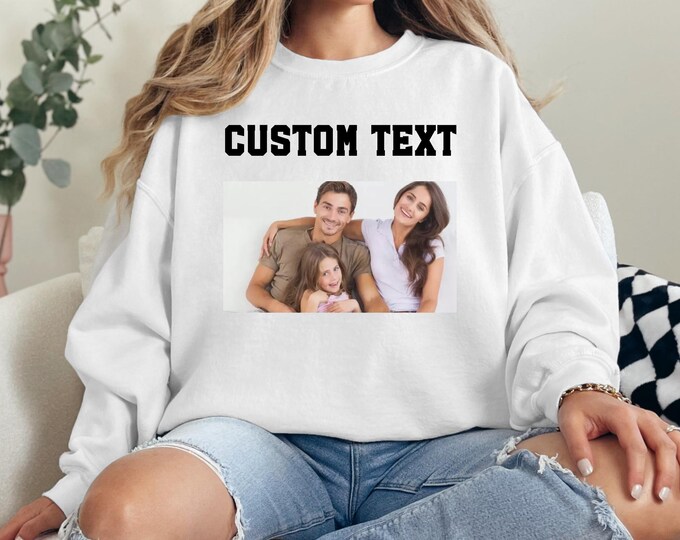 Your Photo Shirt, T-shirt Picture, T-shirt Photo, Custom T-shirt Picture Women, Custom T-Shirt Graphic, Your Photo and Any Text, Tee T-shirt