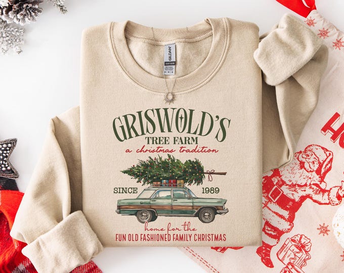 Grisworld Sweatshirt, Grisworld Christmas Tree Shirt, Christmas Movie Sweatshirt, Family Christmas Sweatshirt, Christmas Vacation Shirt