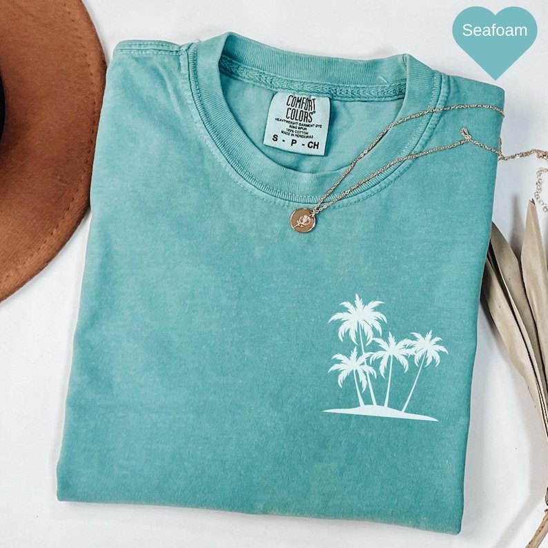 Summer shirt, beach shirts, Cute shirts, tshirt women, vacation tee, cute summer clothes,vacation shirts,womens tshirts,Comfort Colors shirt image 2