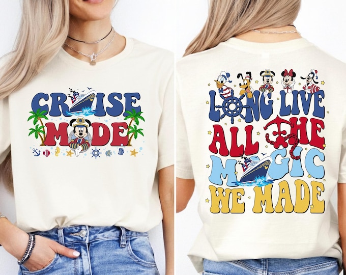 Disney Mickey And Co Cruise Shirt Mickey And Minnie Cruising T-shirt Disney Vacation, Disney Cruise, Family Matching