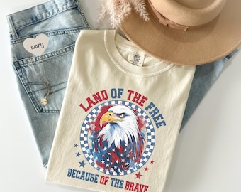 USA shirt, Summer BBQ t-shirt, Red White and Blue, America Tee, Comfort Colors® Women's 4th of July, Fourth of July Shirt T-Shirt, 1776 Tee