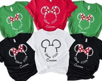 Disney 2026 Familienurlaub Shirts, Mickey Schloss 2026 Shirts, Disneyland Familien Reise Shirt, benutzerdefinierte Mickey Trip Shirt