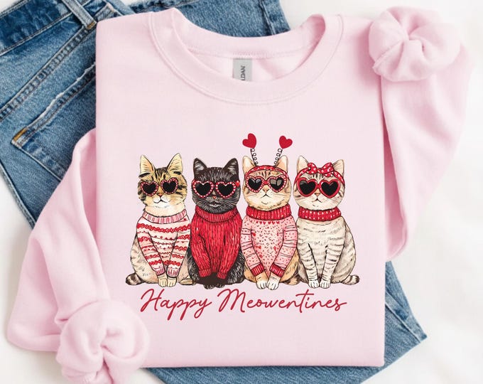 Valentine Cat Shirt,Heart Love Cat Shirt,Trendy Valentines ,Cat Lover Shirt,Cupid Cat Shirt, Cute Cat Shirt,Cat lover gifts,Cat mom shirts