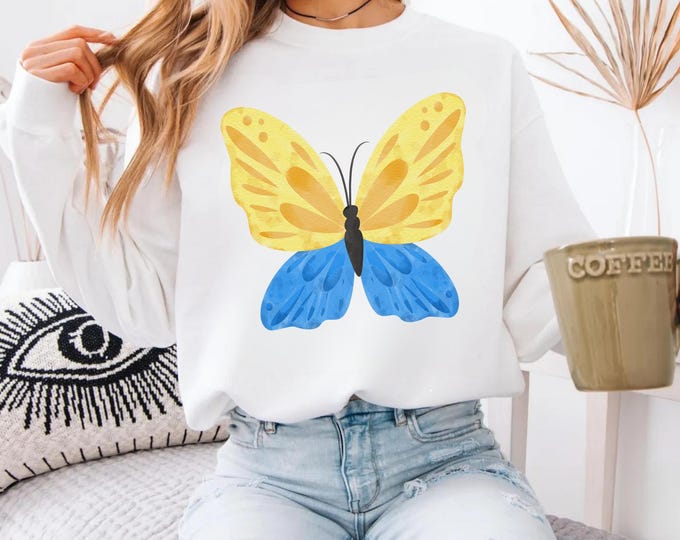 Ukraine Shirts for Women, Ukraine Shirt, Gifts for Ukrainian, Ukraine Crewneck Sweatshirt, Ukraine Flag Graphic Tees, Support Ukraine Outfit