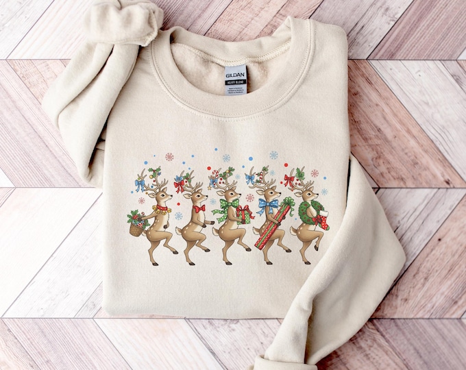 Merry Christmas Reindeer Shirt, Reindeer Shirt, Christmas Family Shirt, Christmas Shirt, Merry Christmas Shirt, Christmas Gift
