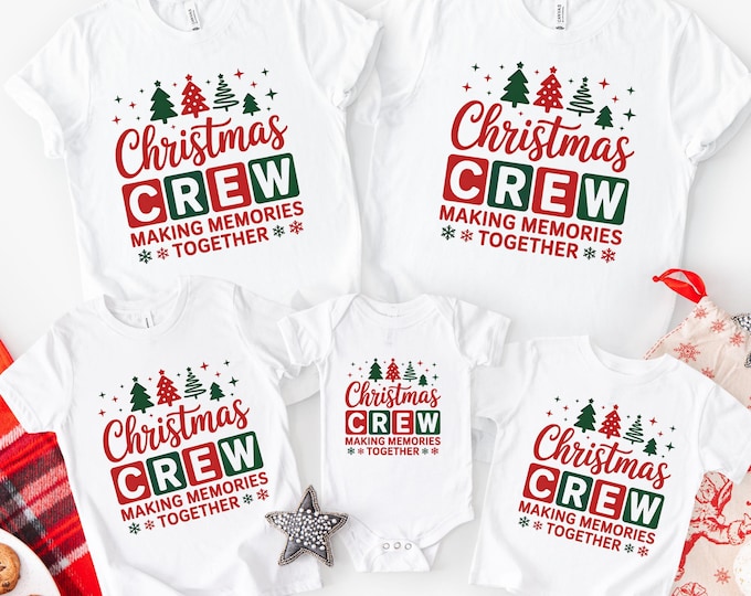 Christmas Crew 2025 Shirt, Family Christmas 2025 Shirt, Family Matching Christmas Tshirt, Christmas Couple Matching Shirt, Christmas Gift