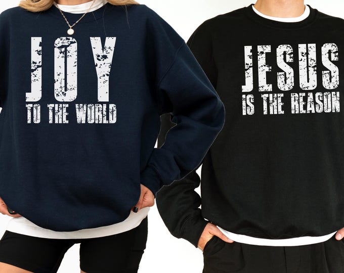 Christian Christmas Shirts, Custom Matching Religious Christmas T-Shirts, Jesus Christmas Tee, Personalized Christian Shirt