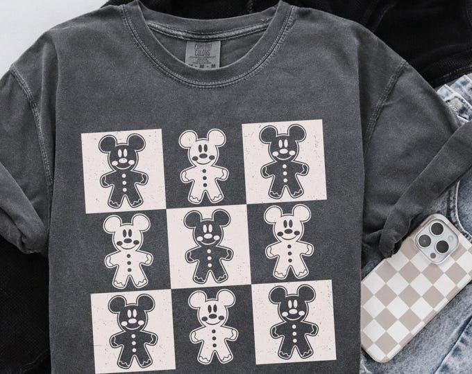 Disney Gingerbread Shirt, Christmas Mickey Shirt, Disney Christmas Shirt, Mickey Christmas Shirt, Christmas Family Mickey Gingerbread