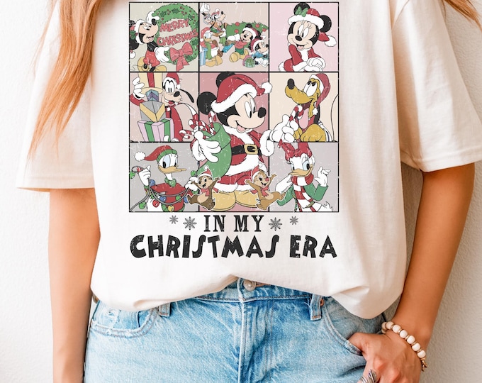 In My Christmas Era Shirt,Disney Christmas Shirt,Disney Christmas Shirt,Matching Disney Christmas Family Shirt, Disney Christmas Squad Shirt