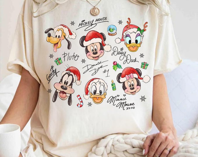 Comfort Colors Coquette Bow Mickey Christmas Shirt,Disney Christmas Shirt,Disney Christmas Gift Shirt,Disney Christmas Party Shirt,Christmas