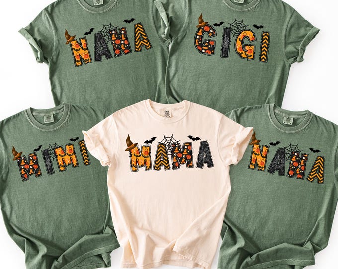 Custom Family Halloween Shirt, Ghost Family Shirt, Ghost Mom Shirt, Halloween Family Ghost Shirt, Halloween Family Matching Shirt