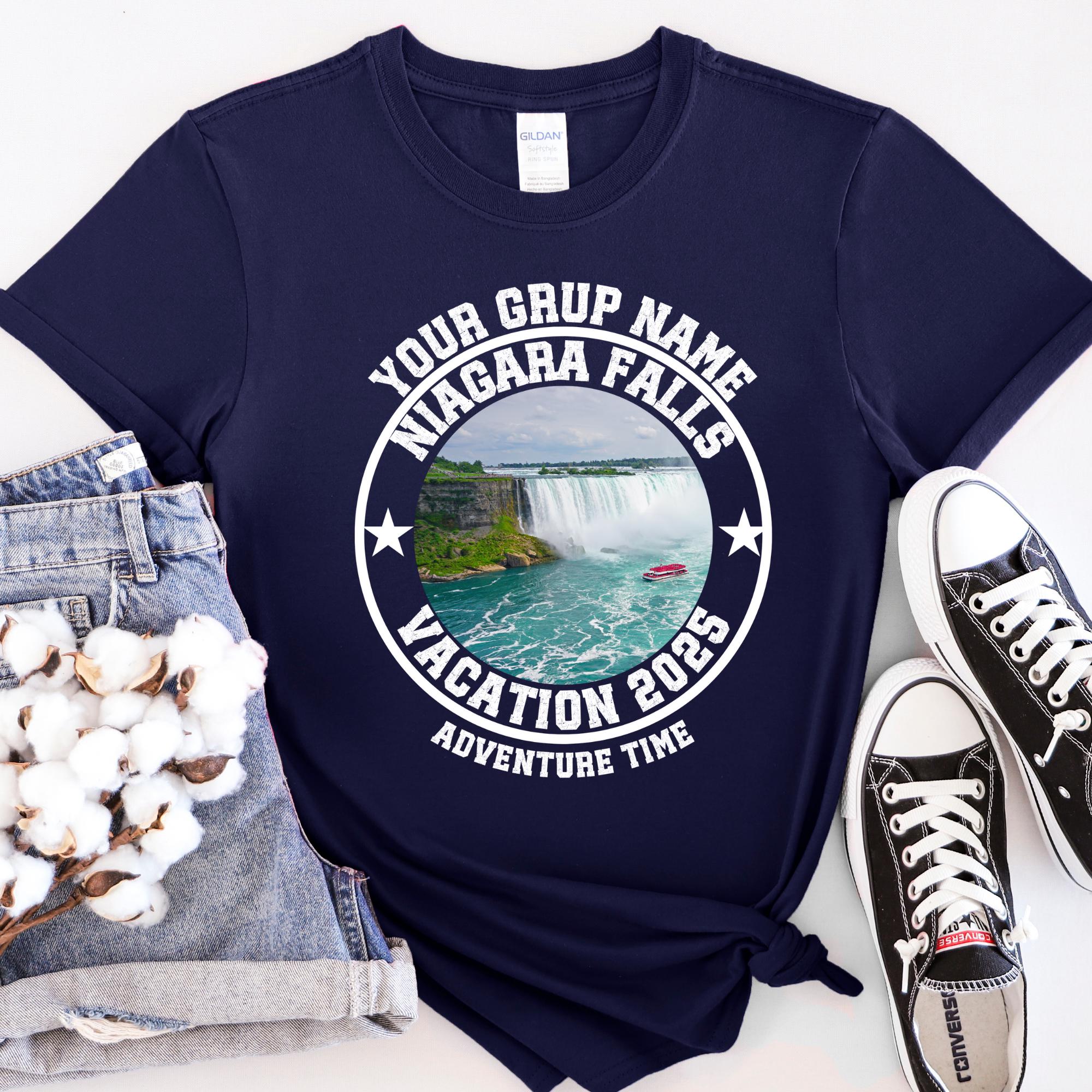 Personalized Niagara Falls Shirt,Ontario Canada Shirt,Family Vacation Shirt,Group Gift for Trip to Niagara Falls,NiagaraFalls Souvenir shirt