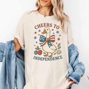 Happy 4th Of July Ducks Shirt, Independence Day Tee, American Goose Sweatshirt, Patriotic USA Flag T-Shirt, Funny Fourth Of July Duck Shirt