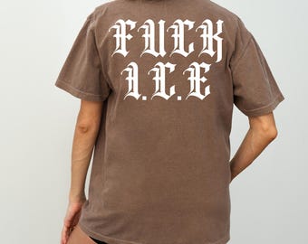 Camiseta de protesta FCK ICE – Derechos de los inmigrantes