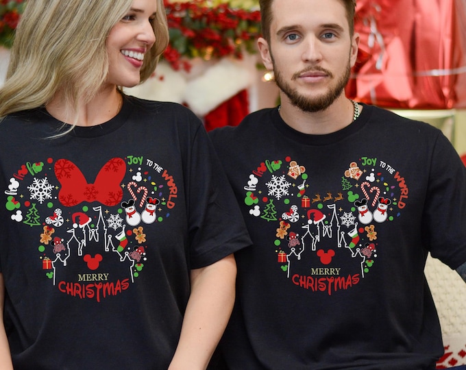 Disney Christmas Family Shirts, Christmas Matching Shirts, Disney Christmas Trip 2025, Family Christmas Tees, Disney Christmas Vacation