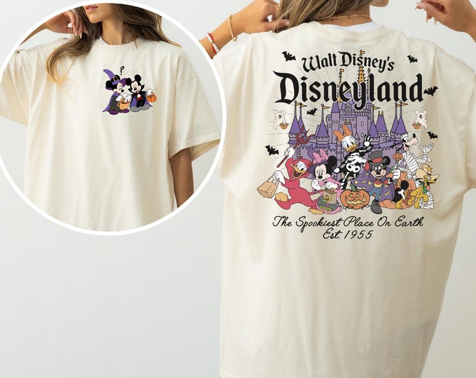 Comfort Colors Disneyland Halloween Shirt,Disneyland Shirt,Disney Halloween Shirt,Mickey Halloween,Disneyland Vacation Shirt,Ghost Shirt