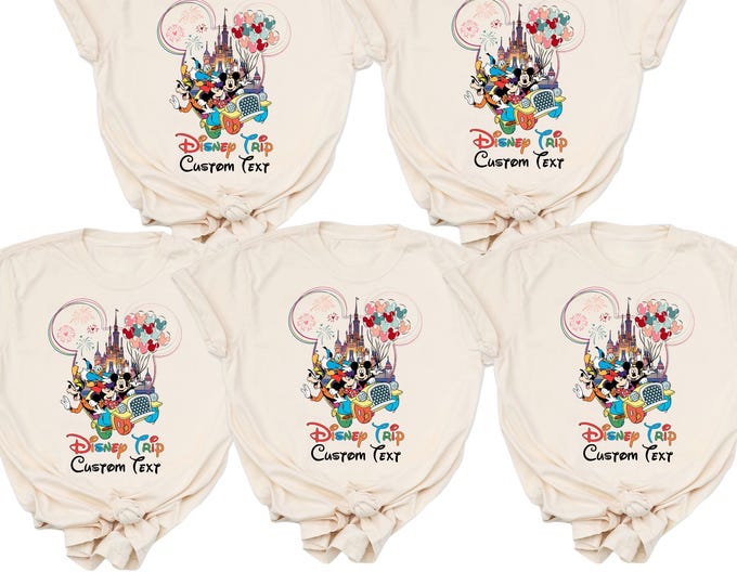 Custom Disney Trip 2025 Shirt, Disney Trip shirt, Disney Family Vacation Shirt, Disney Family Matching Shirt, disney world family shirt 2025