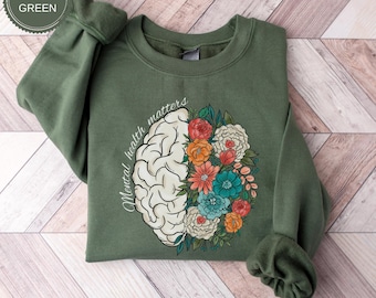 Mental Health Matters Shirt, All day every day, Women Mental Health, Anxiety Shirt, Motivational Shirt, Therapist Shirt, Psychologist Tshirt