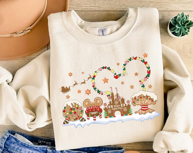 Disney Gingerbread Castle Shirt, Christmas Castle Shirt, Disney Christmas Shirt, Mickey Christmas Shirt, Disney Christmas Family Shirts,