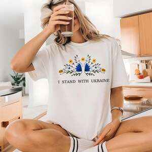 I Stand With Ukraine Shirt, Anti Trump Sweatshirt, Ukraine Support T-shirt, Activist Protest Tee, Liberal Democrat Shirt, Pro Ukraine Shirt