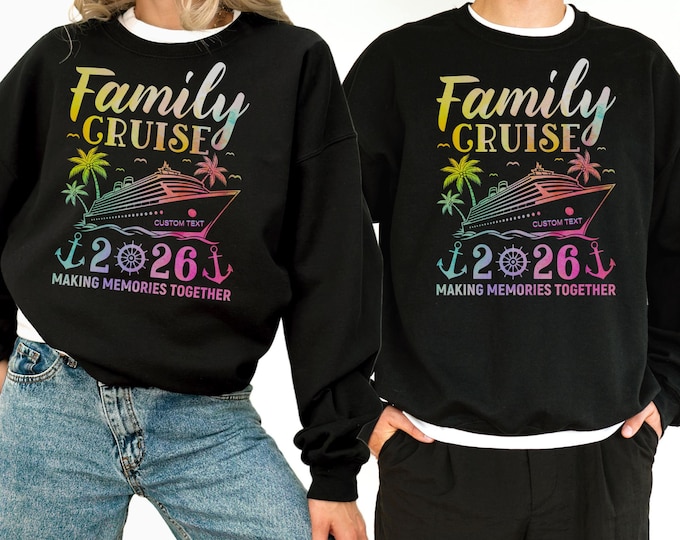 Custom Family Cruise 2026 Shirt, Cruise 2026 Squad Shirt, Custom Cruise Squad Group Shirt for 2026 Season, Custom Family Cruise Shirts