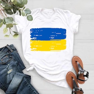 Ukraine Flag T Shirt, Ukrainian Gifts, Ukraine Shirt for Men and Women, Ukrainian Clothing, Ukrainian Flag Shirt