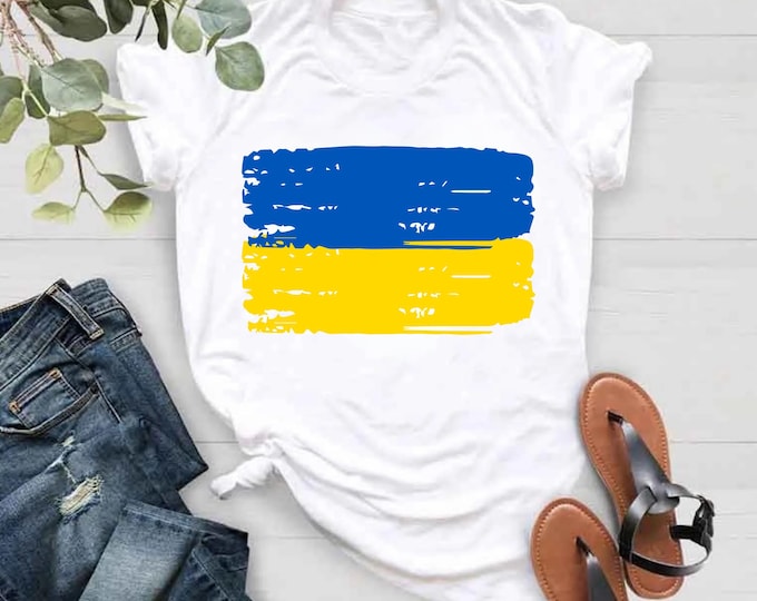 Ukraine Flag T Shirt, Ukrainian Gifts, Ukraine Shirt for Men and Women, Ukrainian Clothing, Ukrainian Flag Shirt