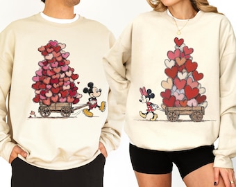 Couple Matching Disney Sweaters,Sweethearts Nite Sweater,Disney Valentines Couple Sweatshirt,Disney Honeymoon,Disneyland Valentines  Shirt