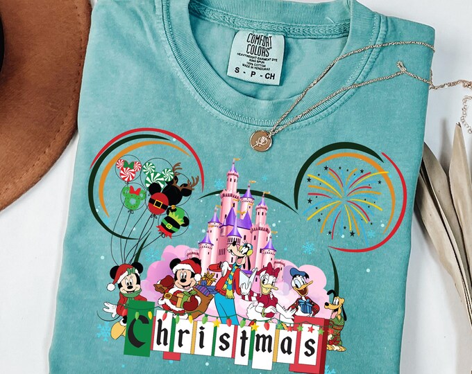 Vintage Mickey And Friend Christmas Shirt,Disney Ears Christmas Shirt,Disney Christmas Shirt,Disney Trip Shirt,Disney Family Christmas Shirt
